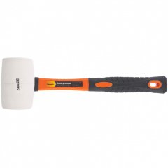 Киянка резиновая, 680 г, белая резина, фибергласовая рукоятка Sparta 11130