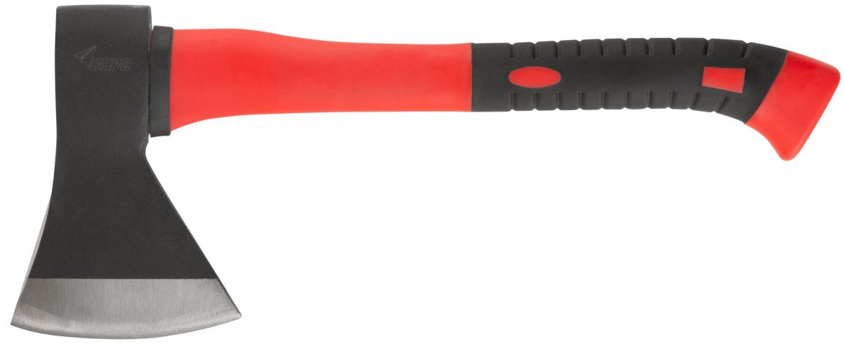 Топор кованая сталь, усиленная стеклопластиковая ручка 800 гр. КУРС 46202