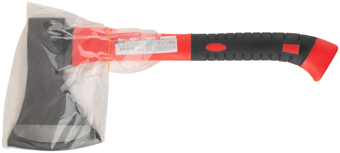 Топор кованая сталь, усиленная стеклопластиковая ручка 800 гр. КУРС 46202