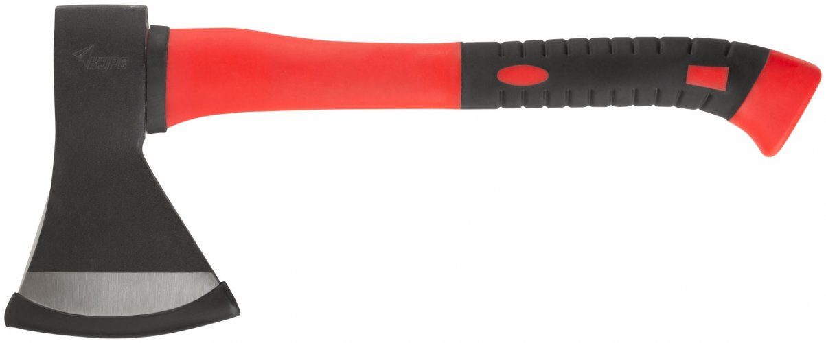 Топор кованая сталь, усиленная стеклопластиковая ручка 800 гр. КУРС 46202