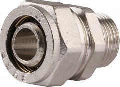 Соединитель (20х2 мм; 3/4"; цанга-штуцер) для трубопровода ЗУБР 51401-20-3/4