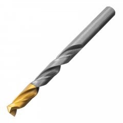 Набор сверл по металлу, 1-10 мм, Р6М5-TiN, Golden Tip, 10 шт Denzel