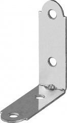 Мебельный уголок ЗУБР узкий УМ-1.5 40х40х17 х 1.5мм белый цинк 31032-40