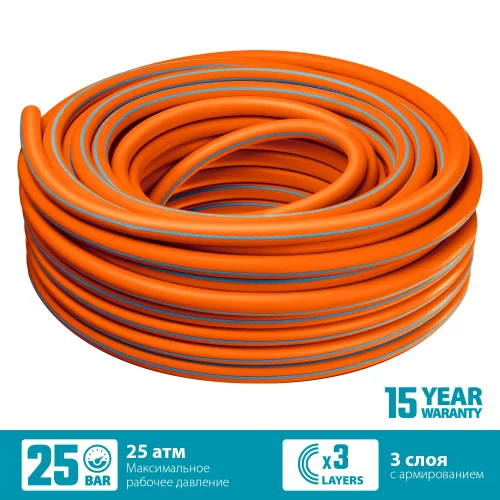 Поливочный шланг GRINDA PROLine FLEX 3 1/2", 25 м, 25 атм 429008-1/2-25