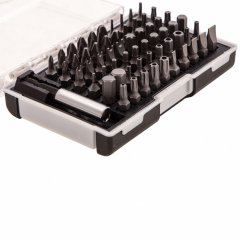 Набор бит с магнитным держателем, CrV, 61 шт. Matrix 11387