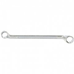 Ключ накидной коленчатый, 17 х 19 мм, хромированный Sparta 147615