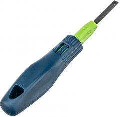 Отвертка со сменными двухсторонними насадками, 8 в 1, пластиковый кейс, CrV Сибртех 13386