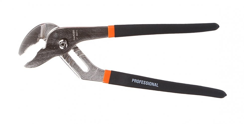 Клещи переставные изогнутые 300 мм, Harden ( 560412 )
