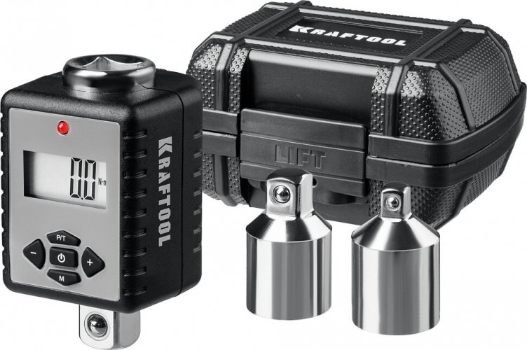 Динамометрический адаптер с переходниками KRAFTOOL Grand 1/2" 64044-200