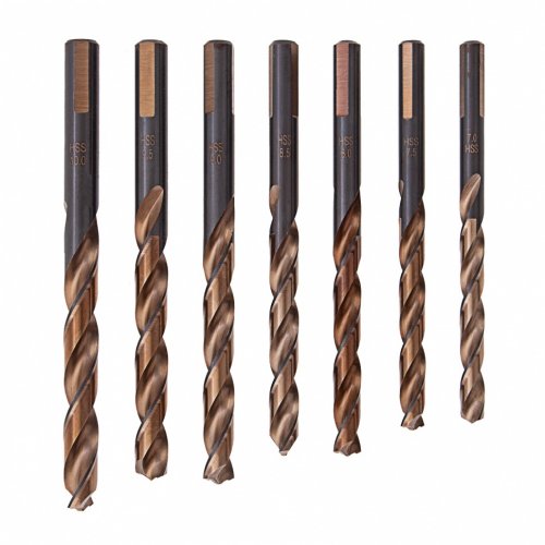 Набор сверл по металлу, 1-10 мм (через 0.5 мм), 19 шт, Р6М5, многогранная заточка, бокс Барс 72378