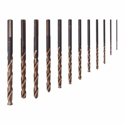 Набор сверл по металлу, 1-10 мм (через 0.5 мм), 19 шт, Р6М5, многогранная заточка, бокс Барс 72378