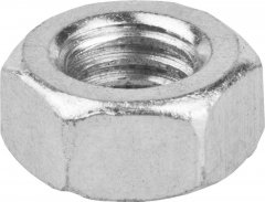 Оцинкованная шестигранная гайка ГОСТ 5927-70, M6, 5кг (примерно 2340 шт.) ЗУБР 303550-06