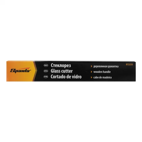 Стеклорез шестироликовый с деревянной рукояткой Sparta 872235