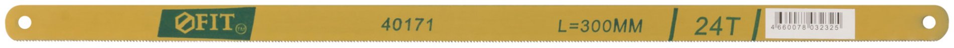 Полотно ножовочное по металлу, легированная сталь, 20 Cr, 300 мм ( 24 TPI ) FIT 40171