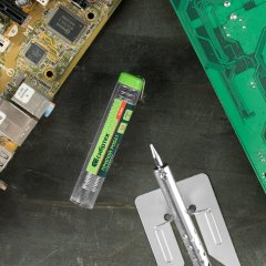 Припой с канифолью, D 1 мм, 10 г, POS61, в пластмассовой тубе Сибртех 913361
