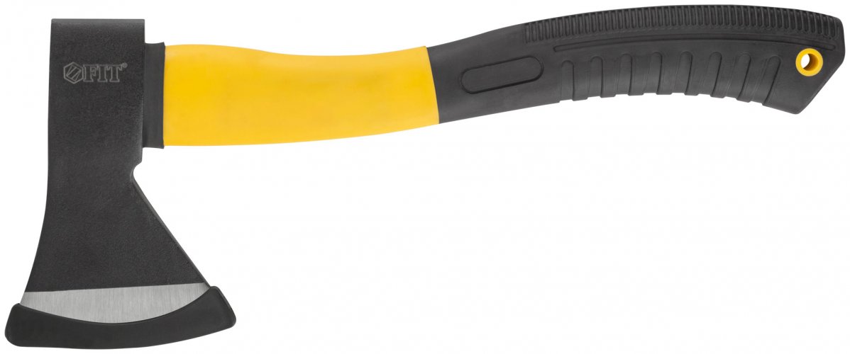 Топор кованая усиленная сталь, усиленная фиберглассовая ручка 600 гр. FIT 46206