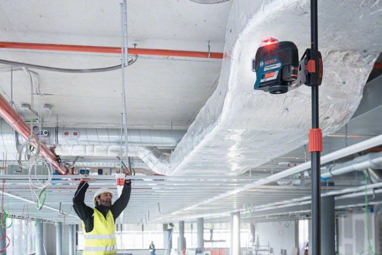 Лазерный уровень Bosch GLL 3-80 C + вкладка под L-BOXX (0.601.063.R00)