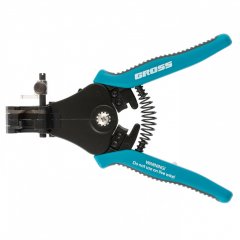 Щипцы для зачистки электропроводов 0.5, 1.0, 1.5, 2.5, 4.0, 8.0 мм/кв (8-22AWG), лезвие SK5 Gross 17721