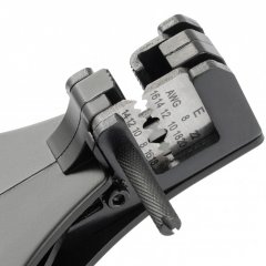 Щипцы для зачистки электропроводов 0.5, 1.0, 1.5, 2.5, 4.0, 8.0 мм/кв (8-22AWG), лезвие SK5 Gross 17721