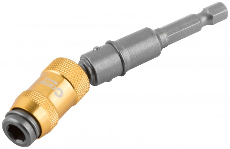 Адаптер шарнирный угловой с магнитным держателем для бит Plus, 90 мм, до 25 градусов CUTOP 83-584