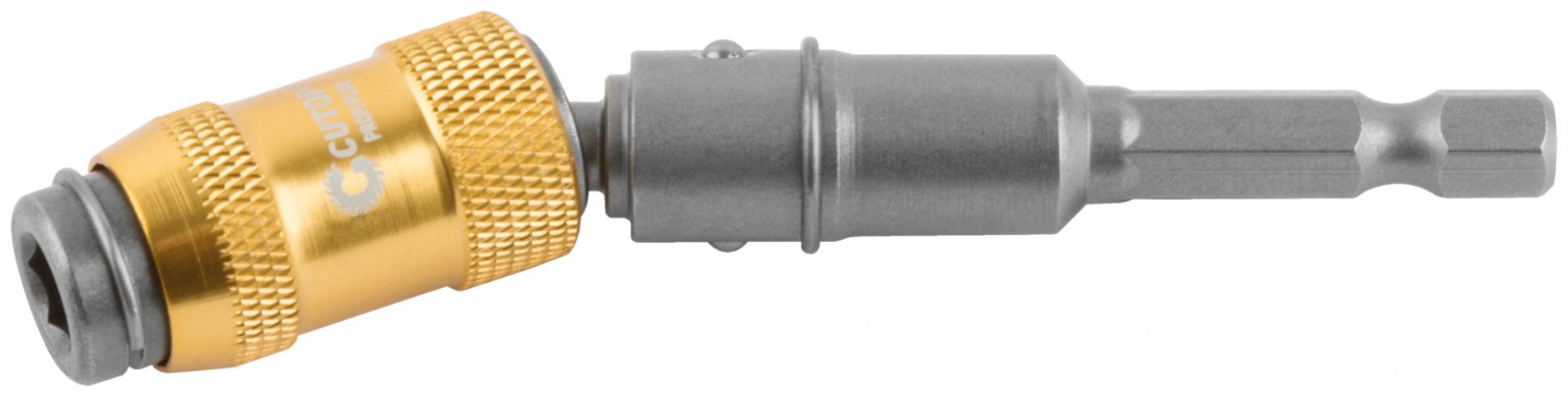 Адаптер шарнирный угловой с магнитным держателем для бит Plus, 90 мм, до 25 градусов CUTOP 83-584