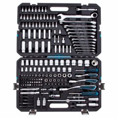 Набор инструментов 216 предметов, 120 зубьев, CrV 1/2&quot;, 3/8&quot;, 1/4&quot; Gross 14157