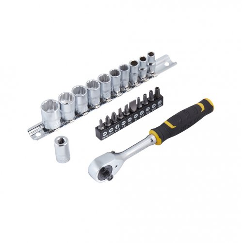 Набор торцевых головок FatMax 1/4" 22 предмета FMMT82679-0, STANLEY ( 0-82-679 )