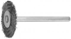 Радиальная щетка ЗУБР на шпильке из нержавеющей стали d 20x3.2 мм L 42 мм 35931