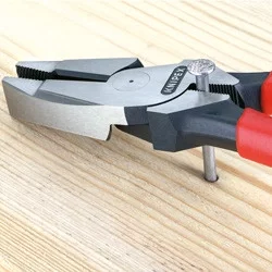 Плоскогубцы электромонтера фосфатированные, черного цвета 240 мм, KNIPEX, ( KN-0902240TBK )