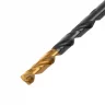 Сверло по металлу, 4,2 мм, HSS-Tin, Golden Tip, 10 шт. DENZEL 717210