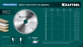 Диск пильный по дереву KRAFTOOL Precission 210x30 мм, 48Т 36952-210-30