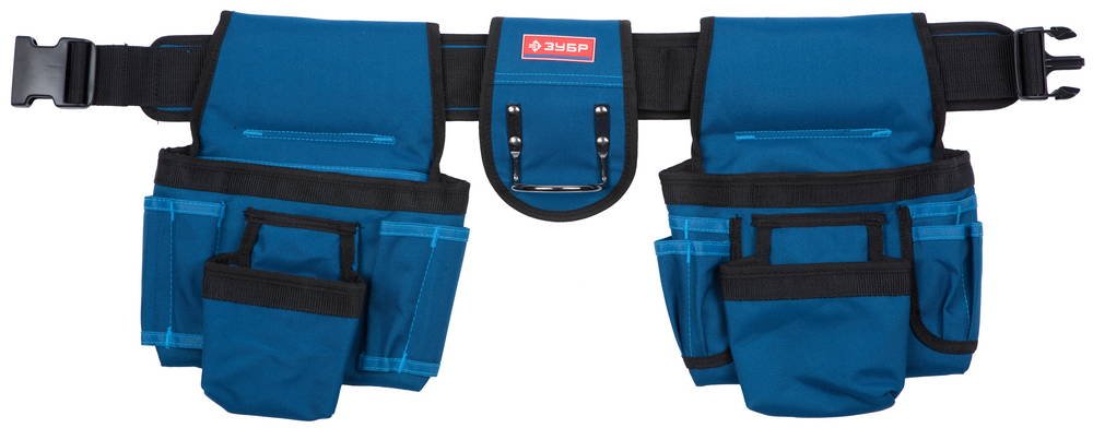 Пояс монтажника "ЭКСПЕРТ" (держатель для молотка; 18 карманов) ЗУБР 38640