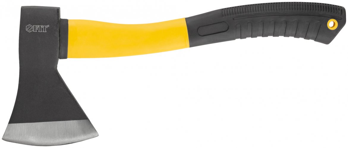 Топор кованая усиленная сталь, усиленная фиберглассовая ручка 800 гр. FIT 46208
