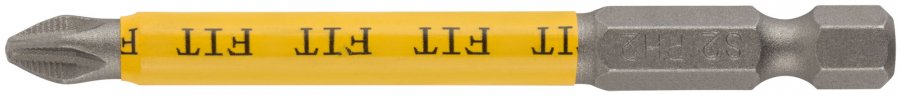 Биты кованые, сталь S2, односторонние 75 мм PH2, 10 шт., блистер FIT 57528