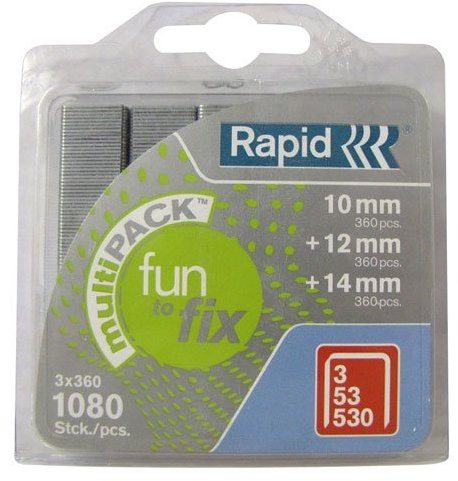 Скоба Workline 53/10-12-14 набор 1080 шт, RAPID 40108719
