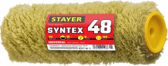 Сменный ролик STAYER SYNTEX 48, 180 мм, d=48 мм, ворс 18 мм, ручка d=8 мм, 0221-18_z01