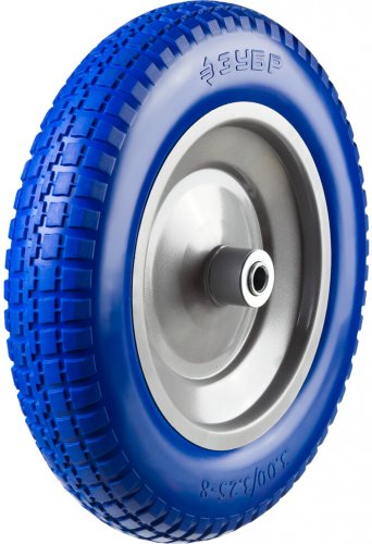 Колесо ПРОФЕССИОНАЛ полиуретановое (350 мм; 16 мм) для тачек ЗУБР 39912-1