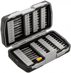 Набор бит, магнитный адаптер, CrV, пластиковый кейс, 64 шт. Matrix 11327
