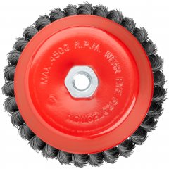 Корщетка-чашка, гайка М14, стальная витая проволока 150 мм FIT 39470