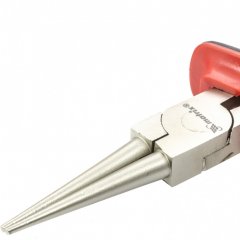 Круглогубцы Nickel, 160 мм, никелированные, двухкомпонентные рукоятки Matrix 17355