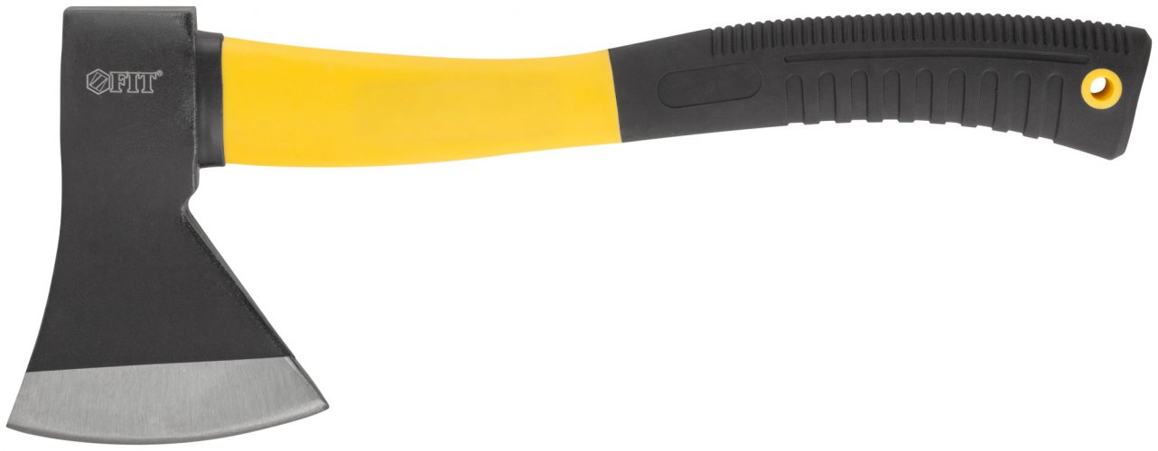 Топор кованая усиленная сталь, усиленная фиберглассовая ручка 1000 гр. FIT 46210