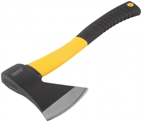 Топор кованая усиленная сталь, усиленная фиберглассовая ручка 1000 гр. FIT 46210