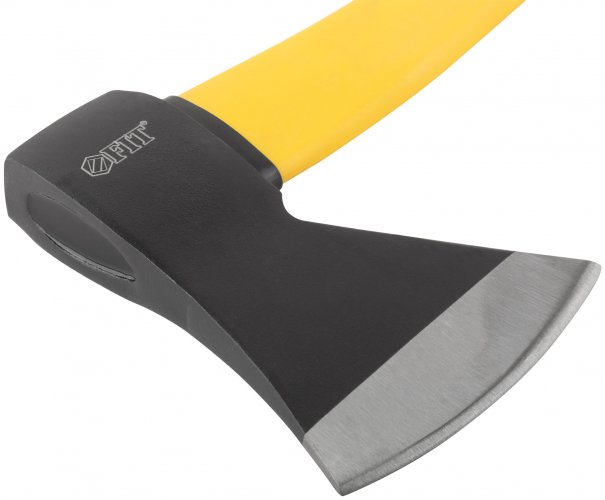 Топор кованая усиленная сталь, усиленная фиберглассовая ручка 1000 гр. FIT 46210