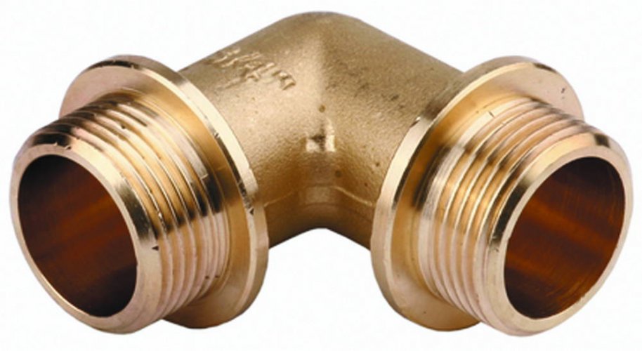Уголок GENERAL FITTINGS с упором, латунь, ш/ш, 3/4" 51074-S/S-3/4