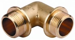 Уголок GENERAL FITTINGS с упором, латунь, ш/ш, 3/4" 51074-S/S-3/4