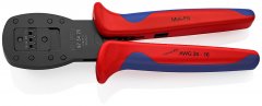 Обжимные клещи для миниатюрных штекеров вороненые 190 мм, KNIPEX, ( KN-975426 )