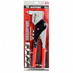 Заклепочник, 263 мм, поворотный 0-360 градусов, заклепки 2.4-3.2-4.0-4.8 мм Матрикс 40533