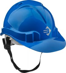 Защитная каска с храповым механизмом регулировки ЗУБР ЭКСПЕРТ синяя 11094-3