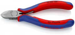Кусачки боковые для пластмассы 125 мм, KNIPEX, ( KN-7202125 )