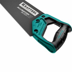 Ножовка для точного реза KRAFTOOL "Alligator BLACK", 500 мм, 11 TPI 3D зуб, 15205-50